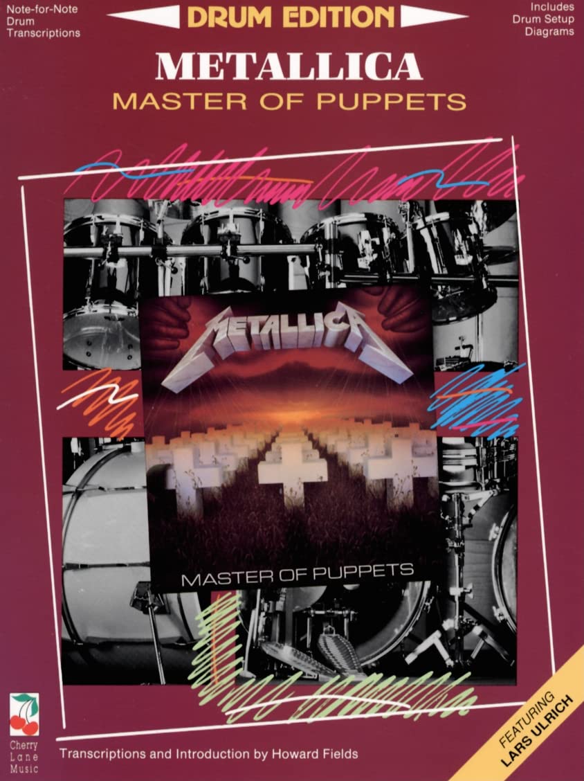 Metallica - master of puppets batterie book