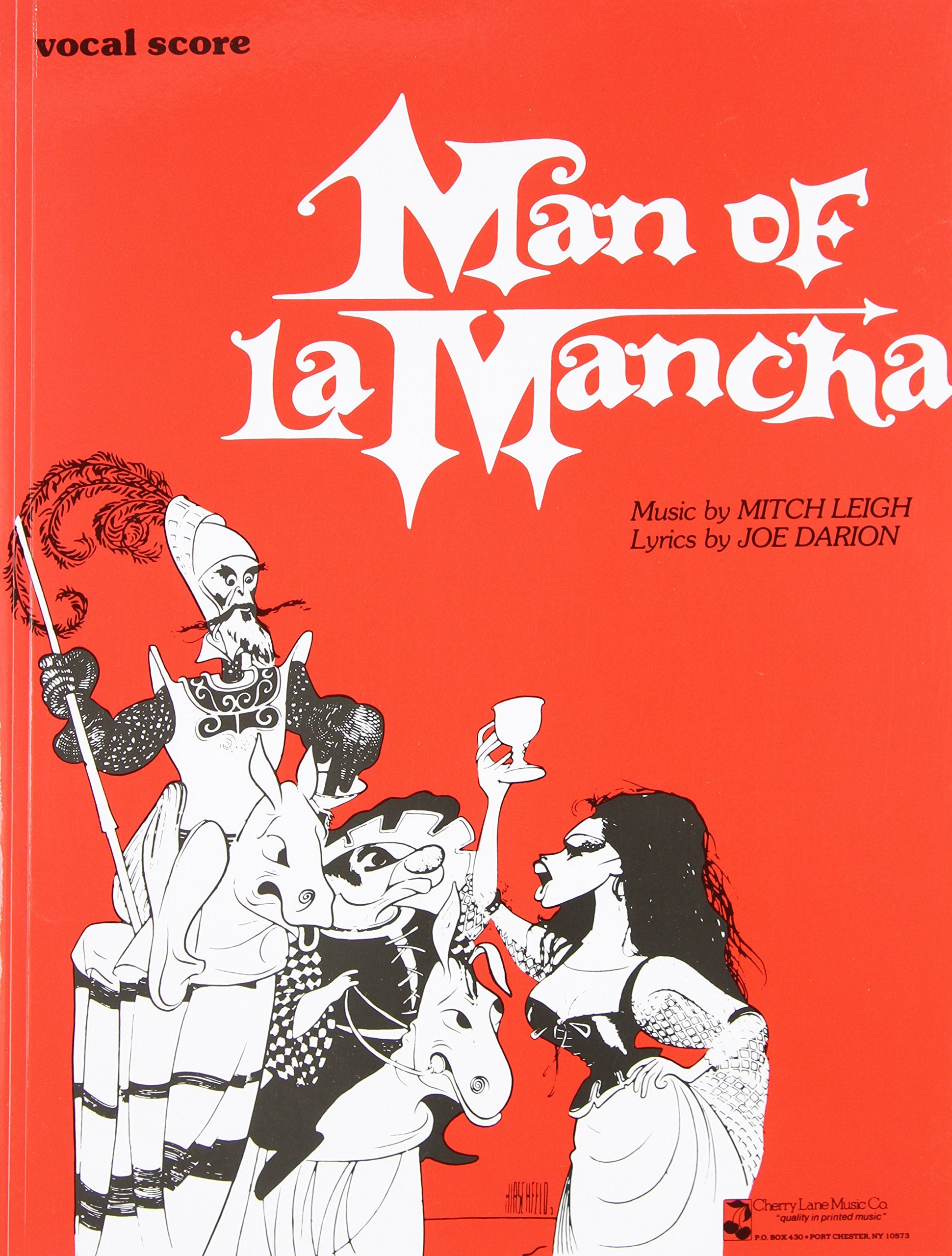 Man of LA Mancha Vocal Score book