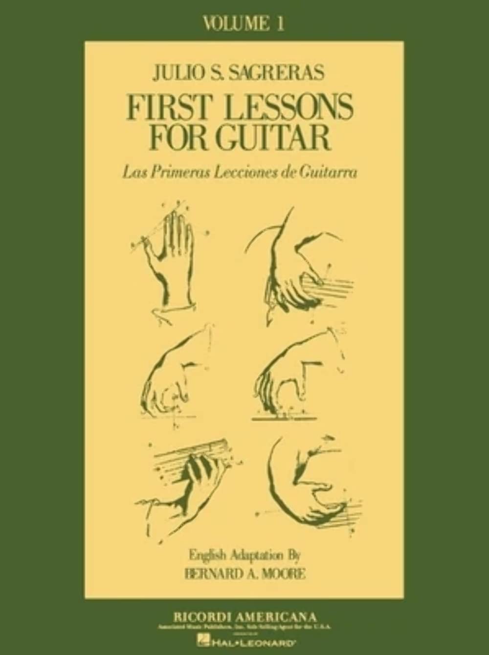 First Lesson for Guitar, Volume 1/Las Primeras Lecciones de Guitarra Sheet Music