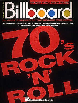 Billboard Top Rock 'N' Roll Hits of the 70's (Piano Vocal Guitar) Sheet Music