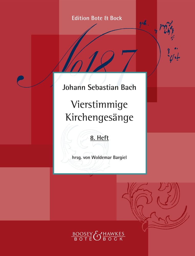 Vierstimmige Kirchengesänge: 275 Choräle in alten Schlüsseln. Band 8 Nr. 107-275. gemischter Chor (SATB) a cappella. Chorpartitur. Sheet Music