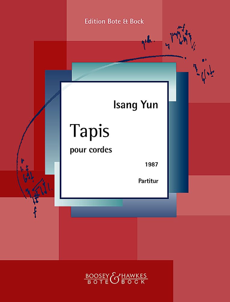 Tapis: pour cordes. 2 Violinen, Viola, Violoncello und Kontrabass oder Streichorchester. Partitur. Sheet Music
