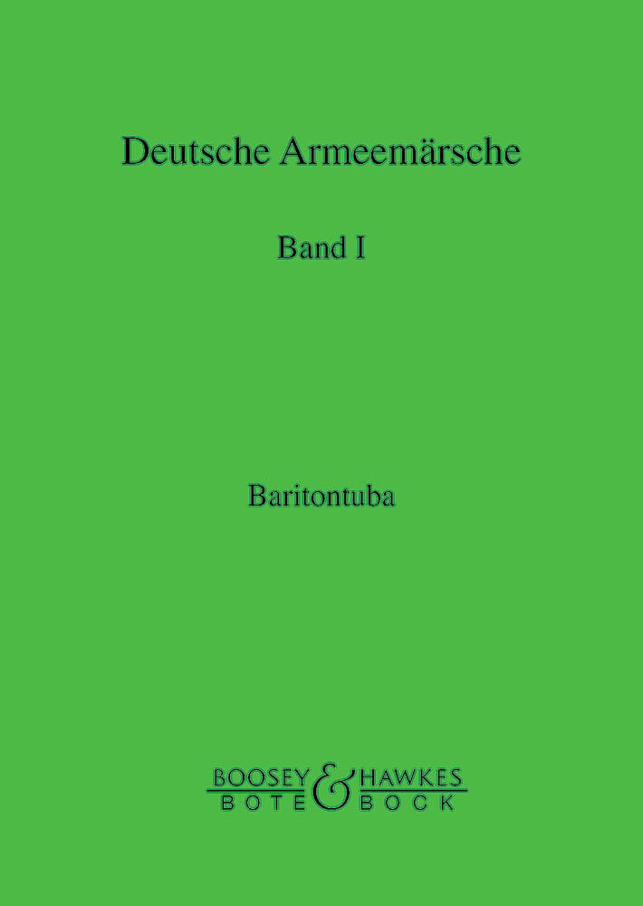 German Military Marches: Parademärsche für Fußtruppen. wind band. book