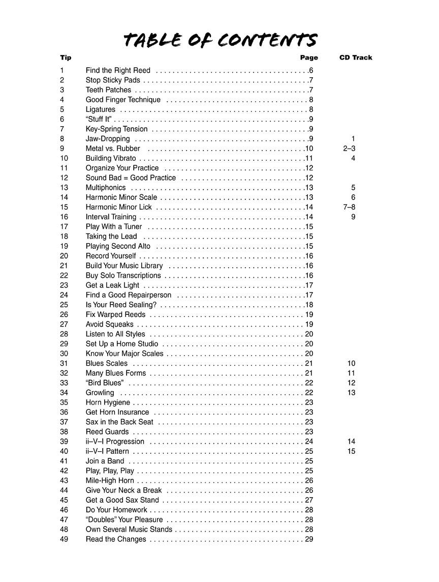 101 Saxophone Tips Bk/Cd: Noten, CD für Saxophon: Stuff All The Pros Know And Use Social Sciences