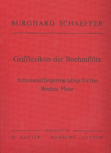 Grifflexikon für die Böhmflöte: Flöte. Sheet Music