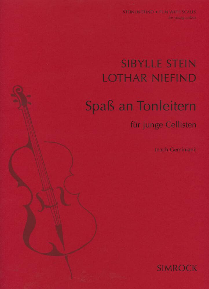 Spass an der Tonleiter - für junge Cellisten: nach Francesco Geminiani. 2 Violoncelli und Klavier. Sheet Music