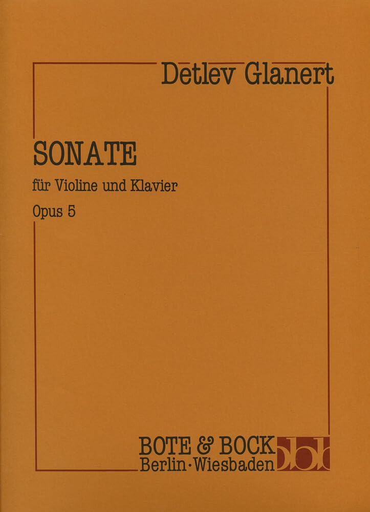 Sonate: op. 5. Violine und Klavier. Sheet Music