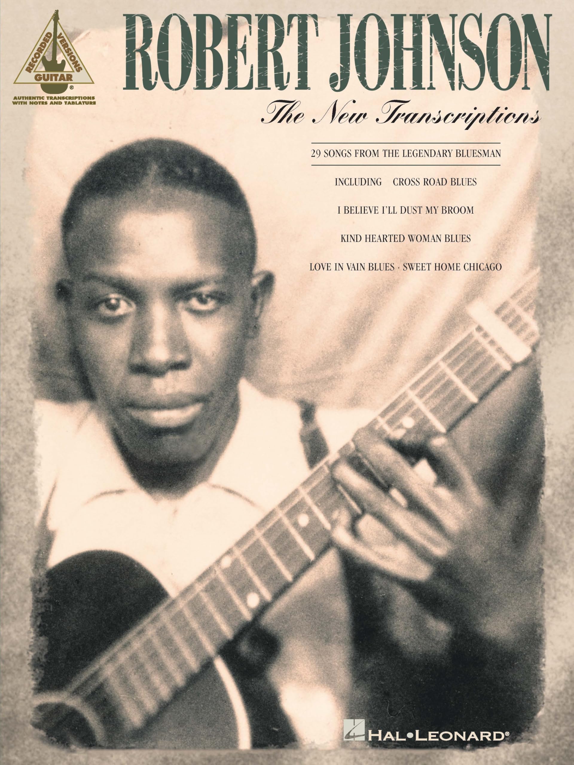 New Transcriptions -Guitar Recorded Versions- (Robert Johnson The New Transcriptions, arranged for GRV.): Songbook, Grifftabelle für Gitarre Sheet Music