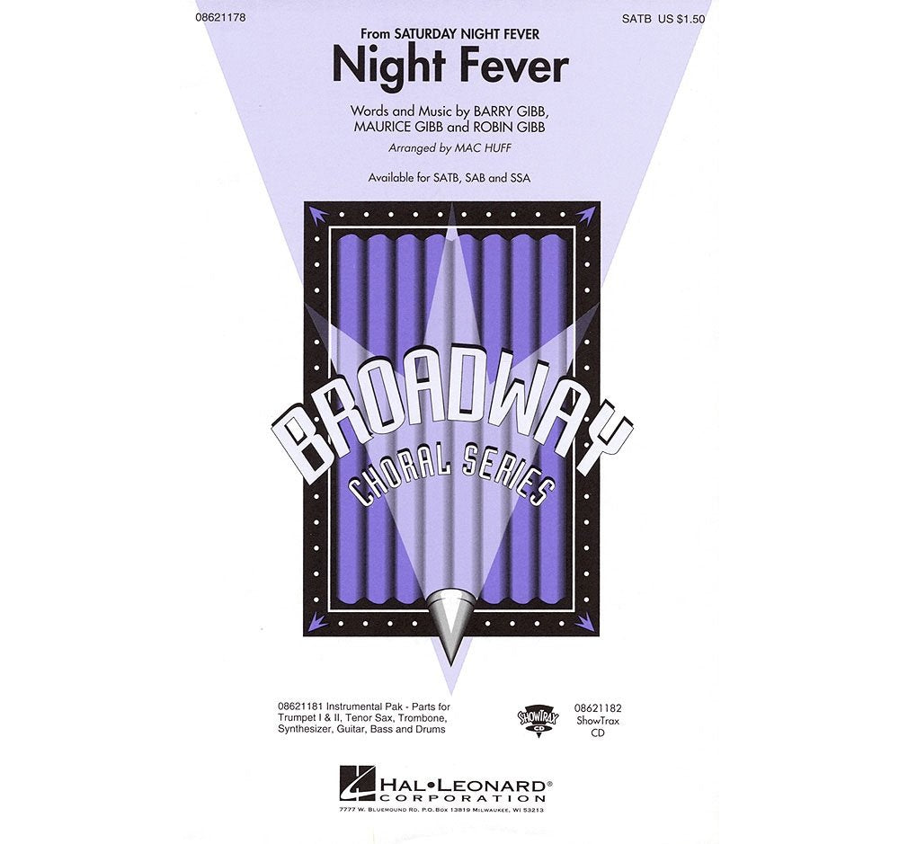 Night Fever (Saturday Night Fever) - SATB. Für SATB (Gemischter Chor) Music