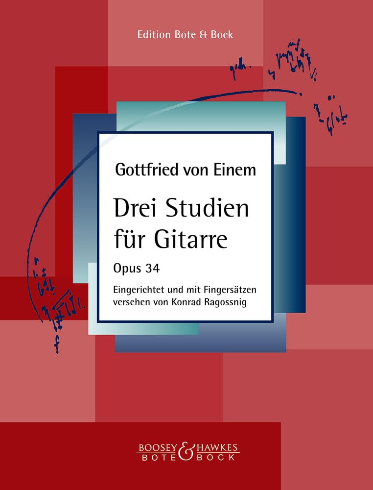 3 Studien: op. 34. Gitarre. Sheet Music