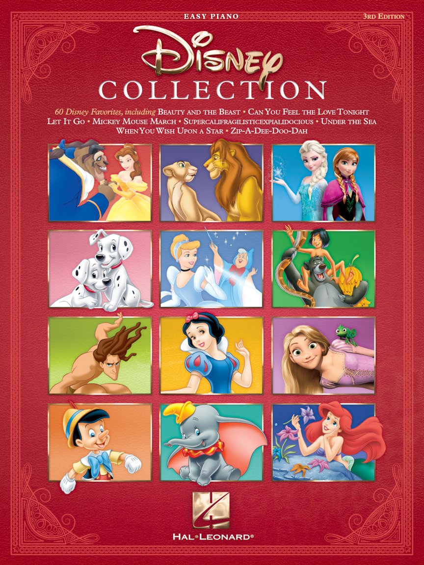 Disney Collection: Easy Piano - Revised/Updated -For Piano, Voice & Guitar-: Songbook für Klavier (Easy Piano Series): Best Loved Songs from Disney Movies, Television Shows and Theme Parks Sheet Music
