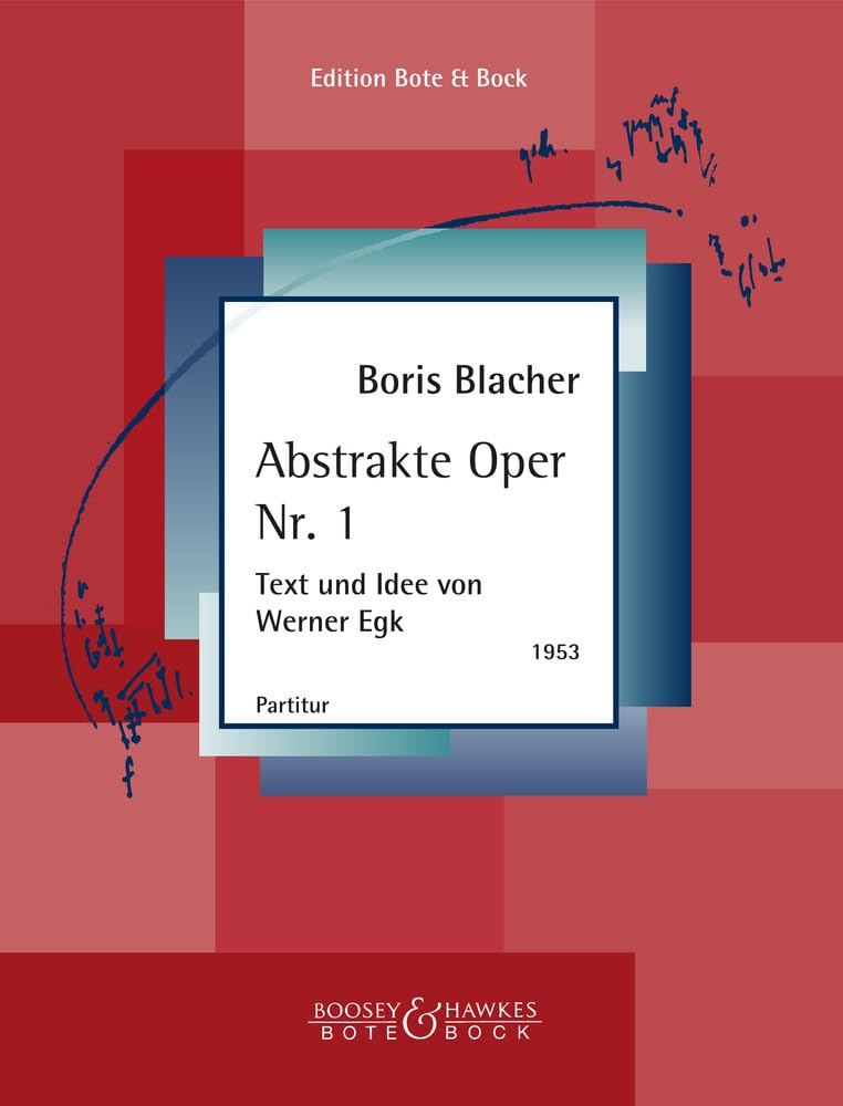 Abstrakte Oper Nr. 1: 7 Szenen. Partitur. Sheet Music