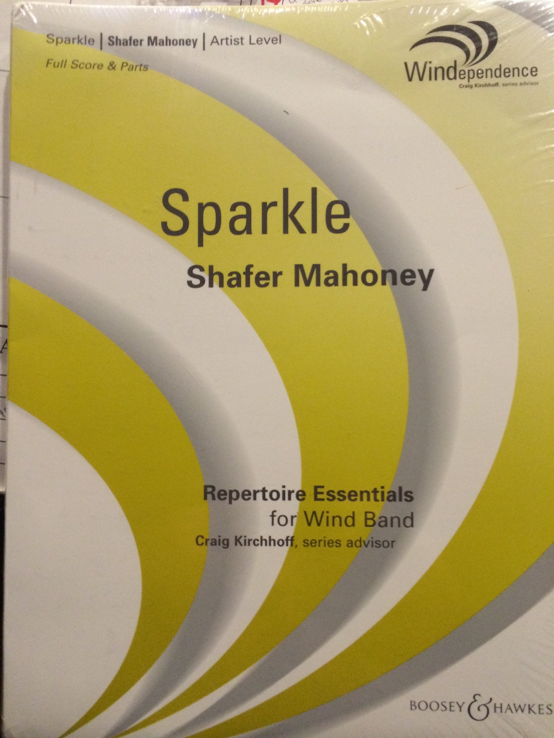Sparkle: Blasorchester. Partitur und Stimmen. (Windependence) Sheet Music