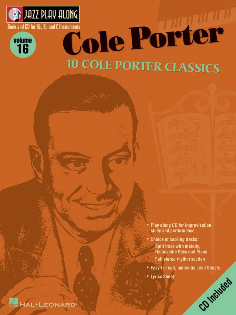 Cole Porter (16): Jazz Play-Along Volume 16 (Jazz Play Along Series, Band 16) Sheet Music
