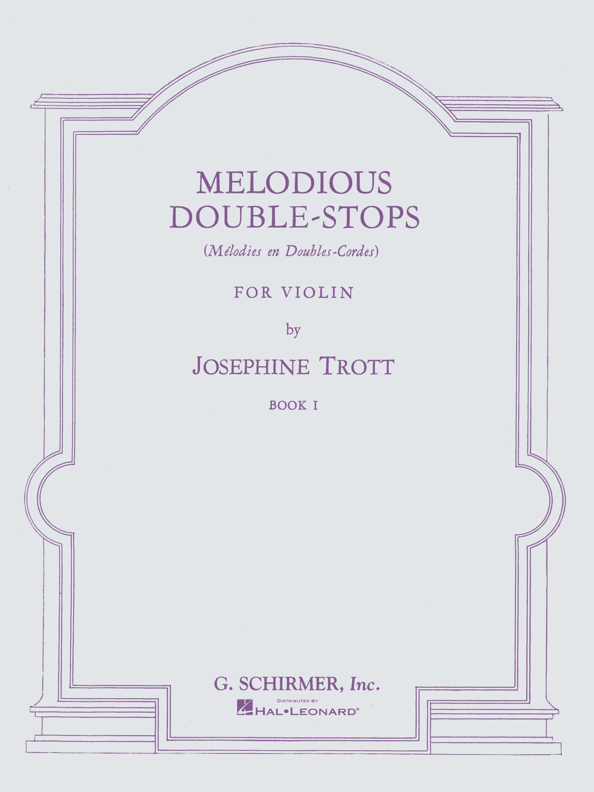 Melodious Double-Stops for Violin, Book I: Book 1 (VIOLON) Sheet Music