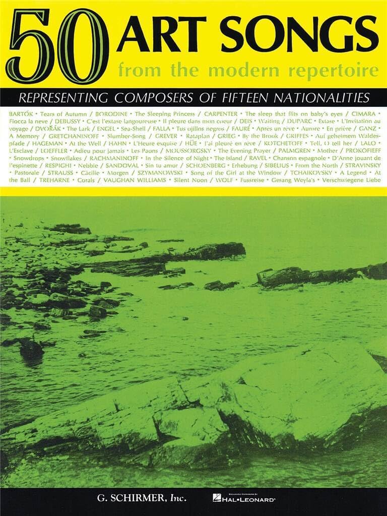 50 Art Songs from the Modern Repertoire Sheet Music