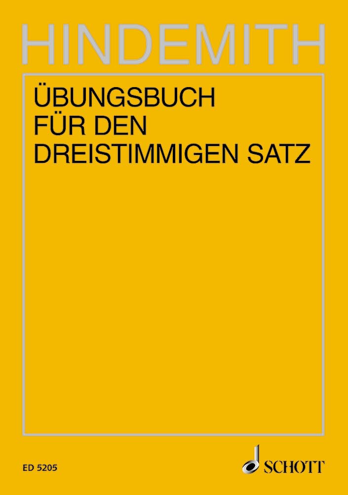 Unterweisung im Tonsatz: Übungsbuch für den dreistimmigen Satz. Band 3. Arts & Music