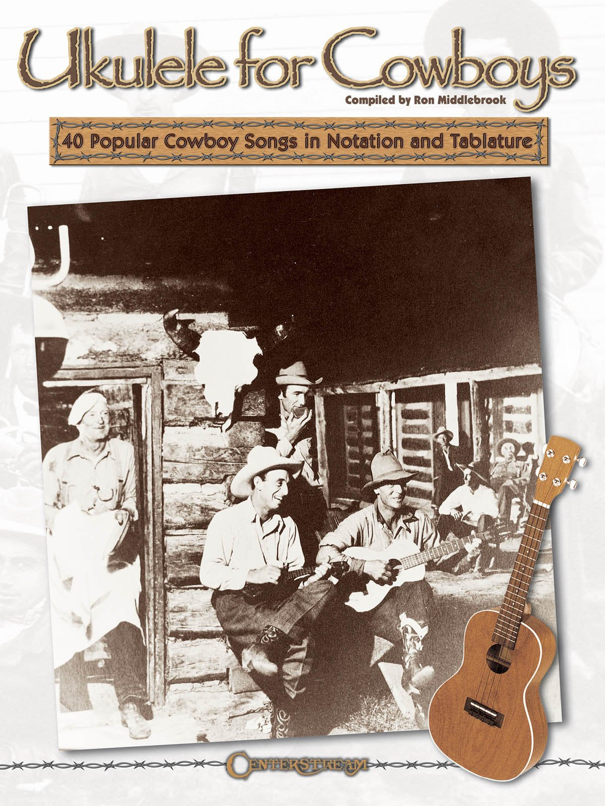 HAL LEONARD UKULELE FOR COWBOYS 40 SONGS - GUITAR TAB Sheet Music