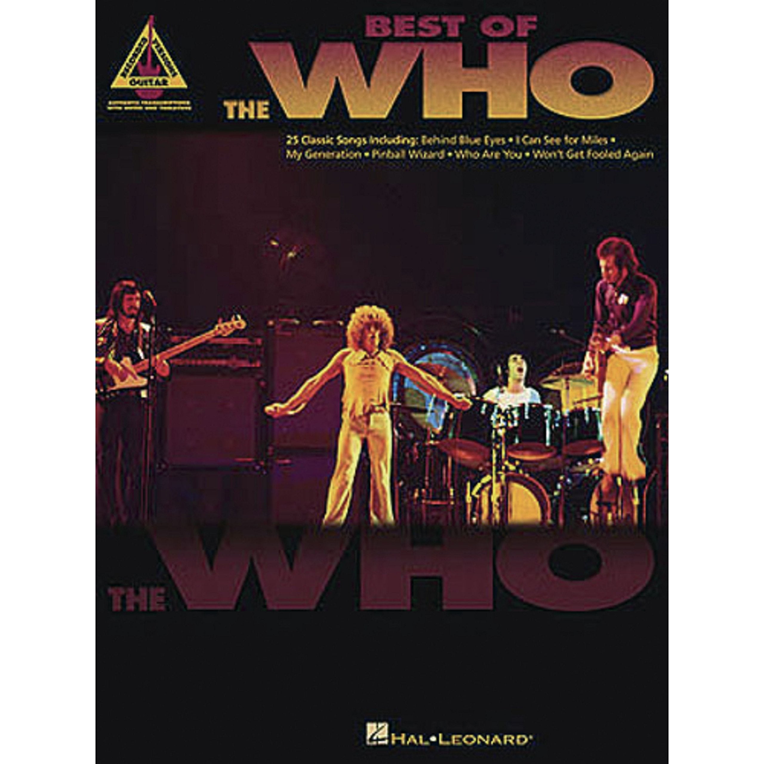 Best of the Who: Guitar Recorded Versions Social Sciences