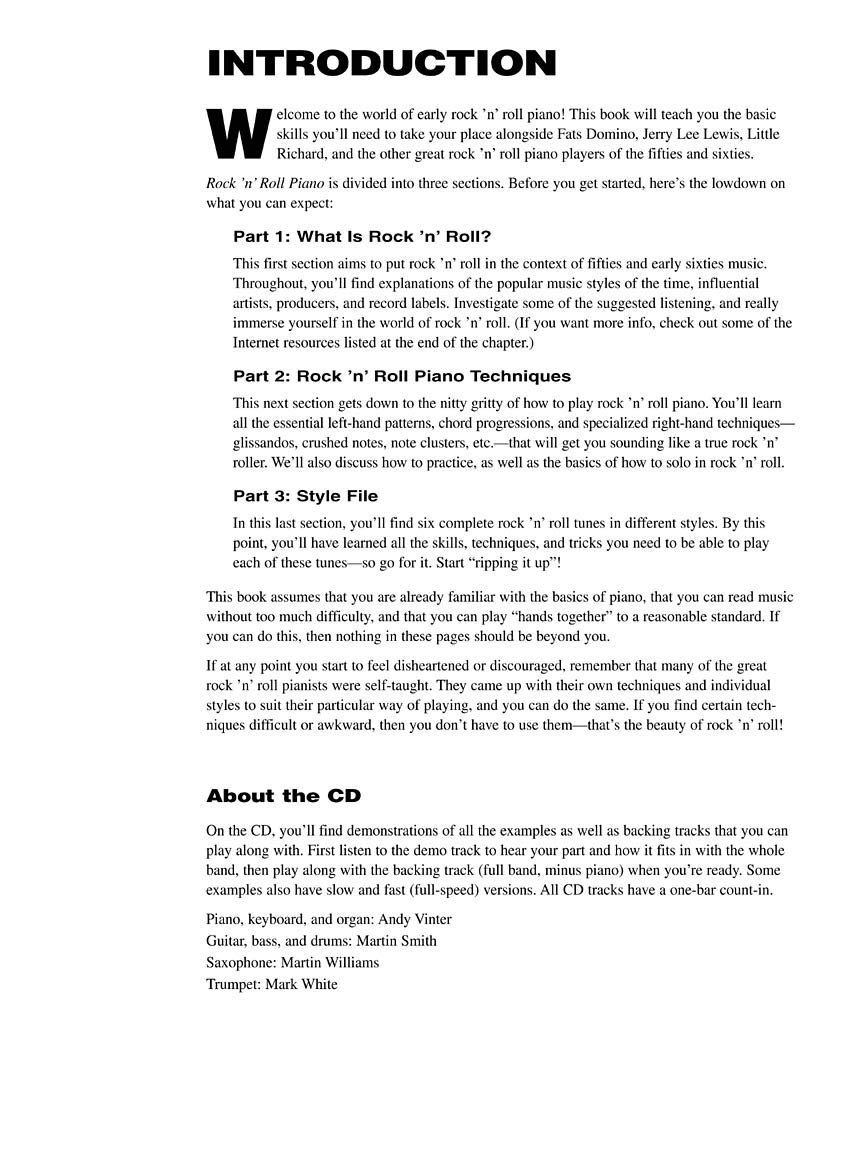 Rock'n'Roll Piano, m. Audio-CD: Das komplette Know-How - mit CD. Klavier. Lehrbuch.. CD: Mehr als 80 Tracks Sheet Music