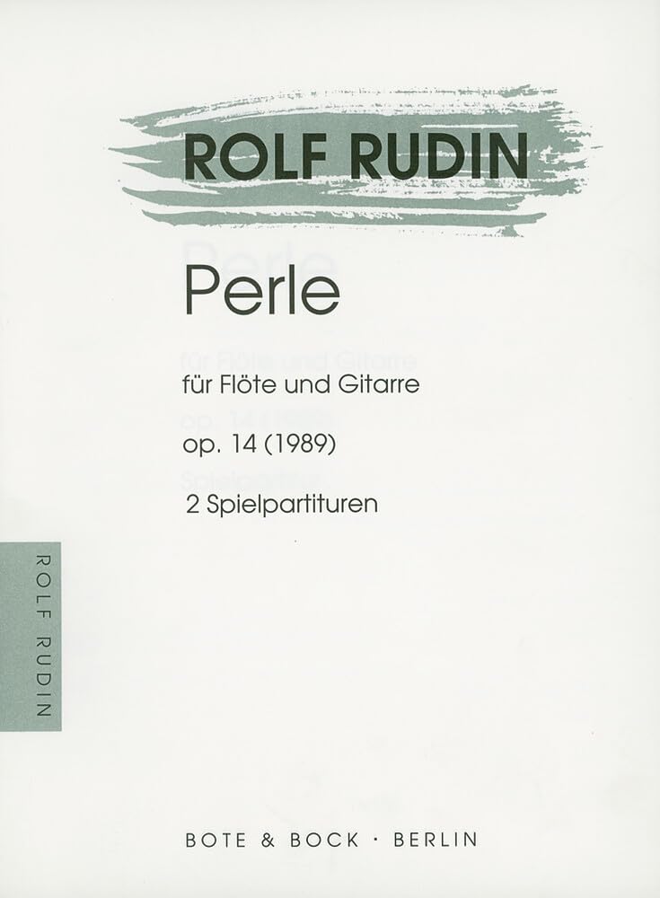 Perle: op. 14. Flöte und Gitarre. Sheet Music