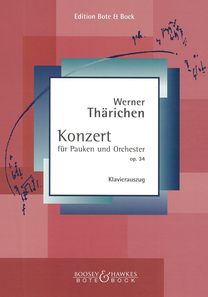 Paukenkonzert: op. 34. Pauke und Orchester. Klavierauszug. Sheet Music
