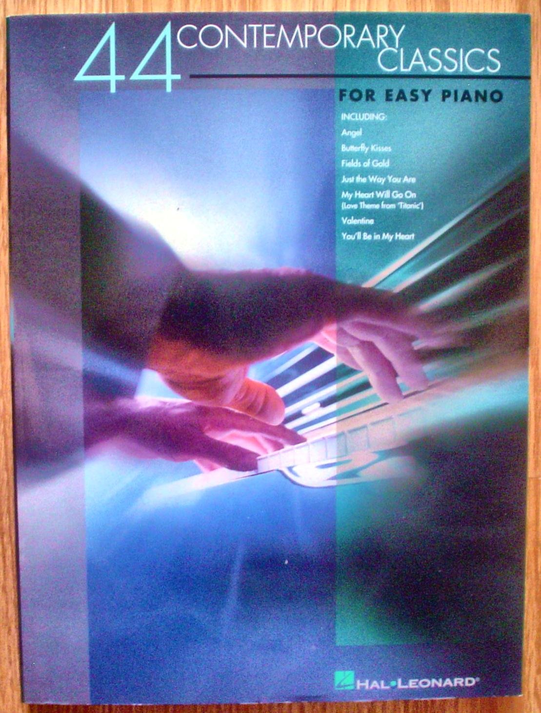44 Contemporary Classics for Easy Piano Sheet Music