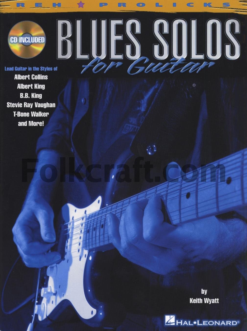 BLUES SOLOS FÜR GUITAR TAB BOOK (Code zum Herunterladen ist enthalten) (Prolicks) (Reh Z Prolicks Series) Sheet Music