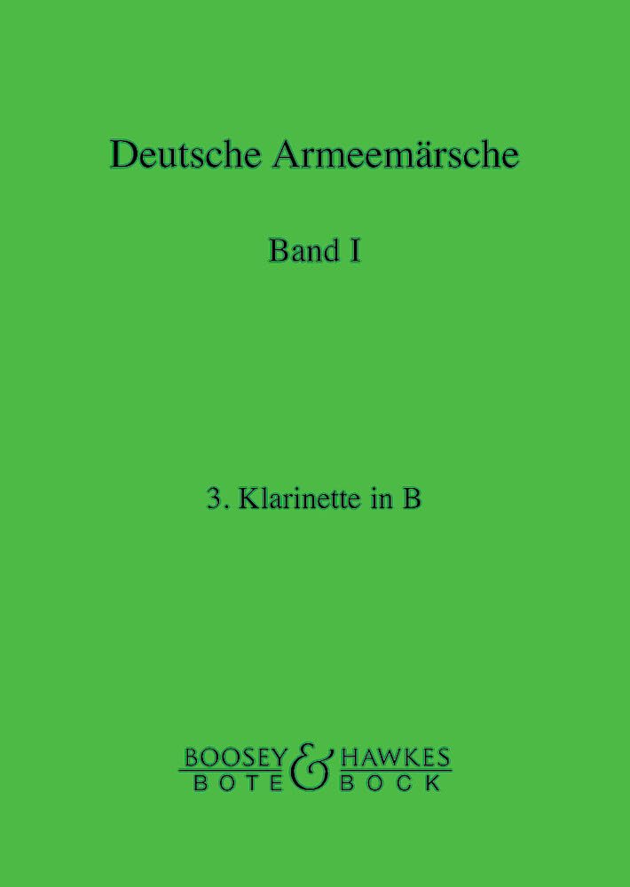 German Military Marches: Parademärsche für Fußtruppen. wind band. book