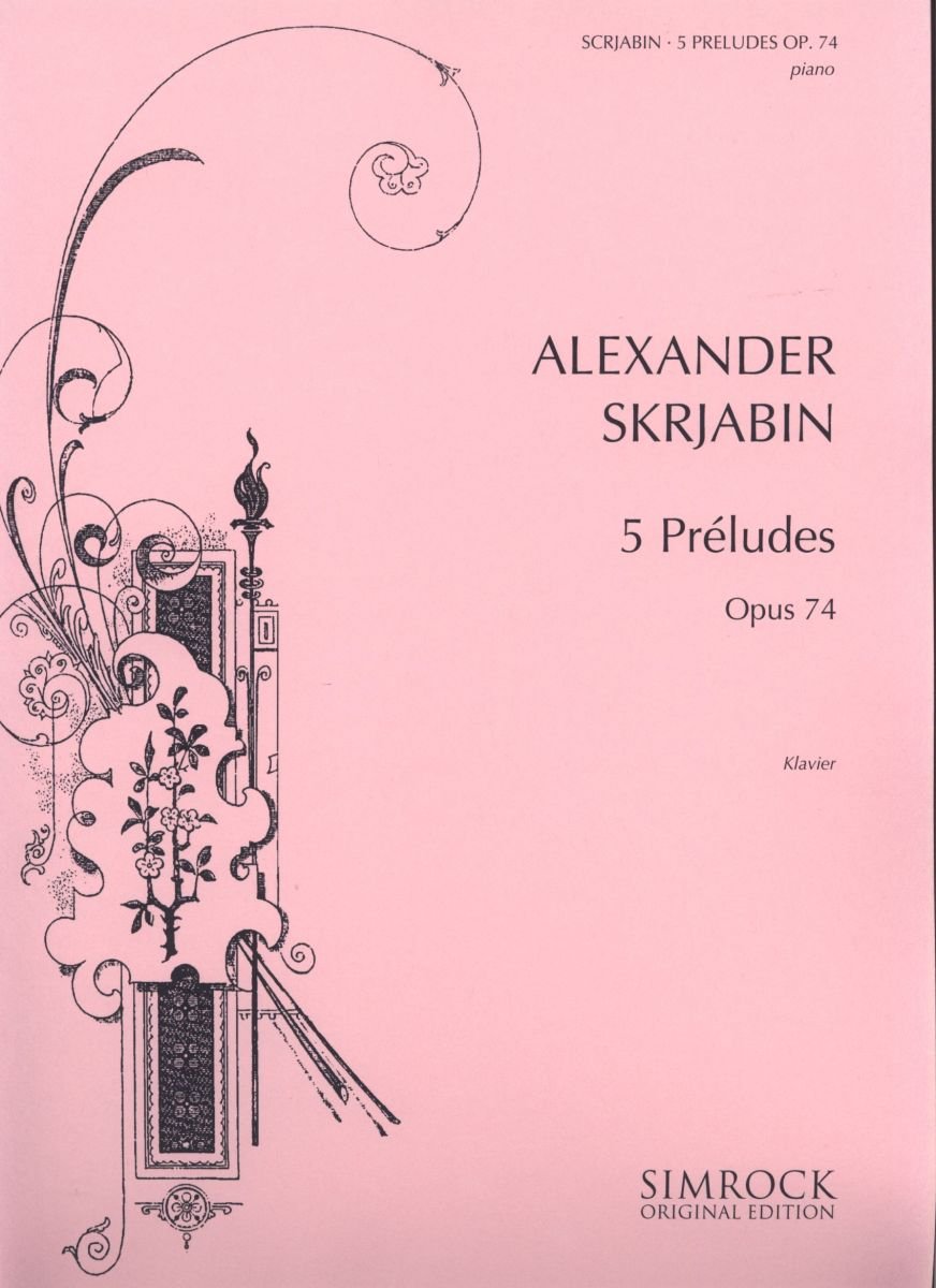 Fünf Préludes: op. 74. Klavier. Sheet Music