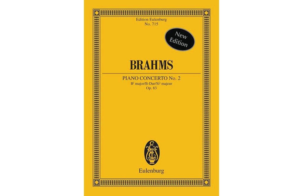 Klavierkonzert Nr. 2: B-Dur. op. 83. Klavier und Orchester. Studienpartitur. (Eulenburg Studienpartituren) Arts & Music