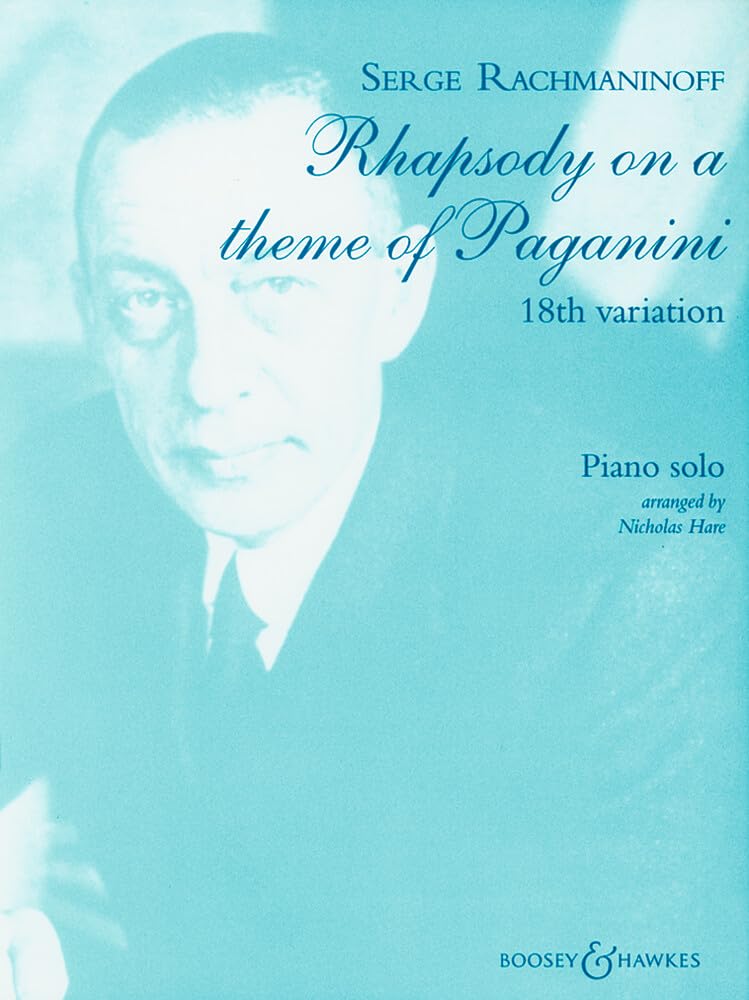 Variation No18 (Rhapsodie sur Thème de Paganini) - Piano book
