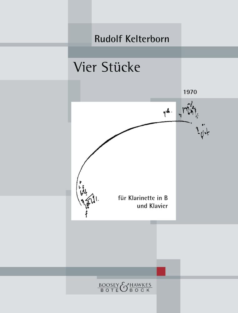 Four Pieces: Clarinet and Piano. book