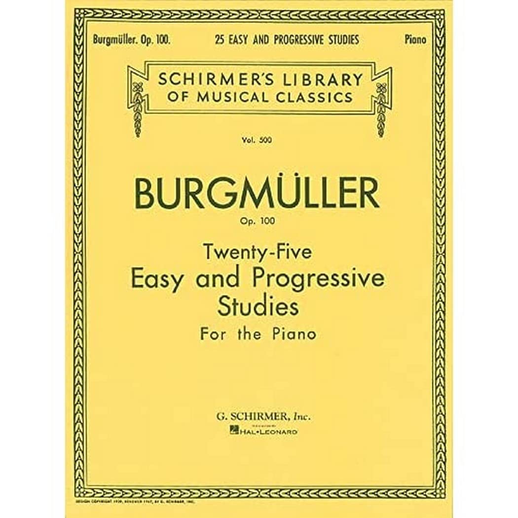 Twenty-Five Easy and Progressive Studies for the Piano, Op. 100: Piano Solo: Complete Sheet Music