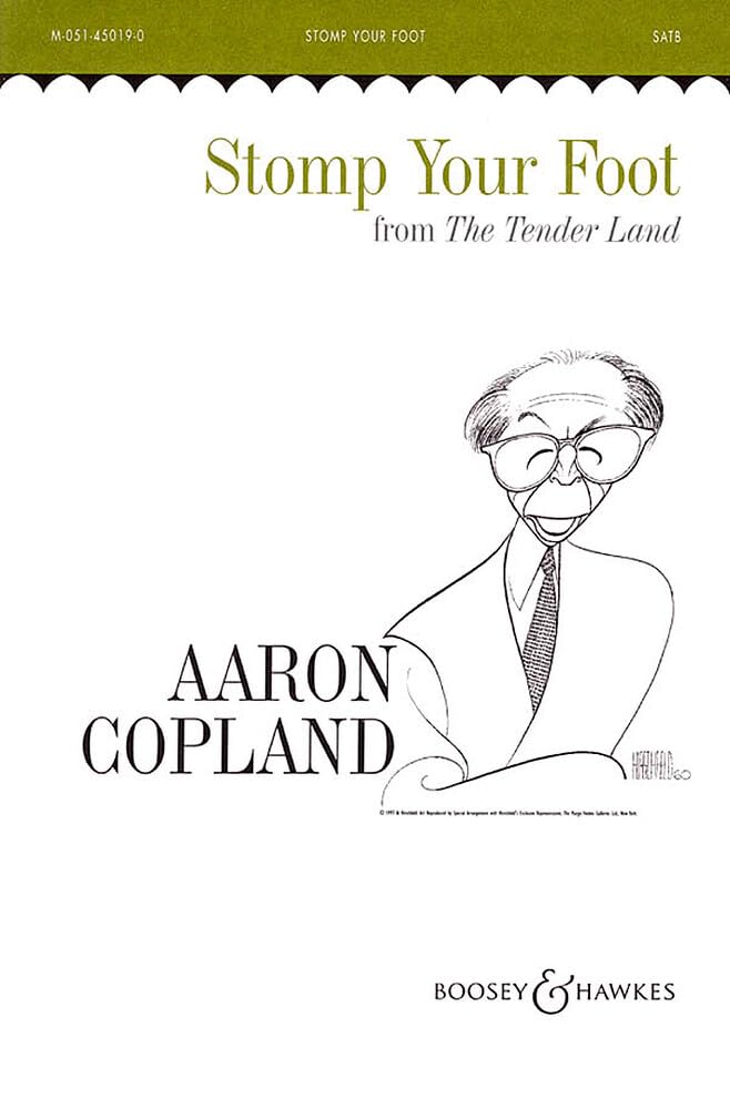 The Tender Land: Stomp your Foot. gemischter Chor (SATB) und 2 Klaviere 4-händig. Chorpartitur. Sheet Music