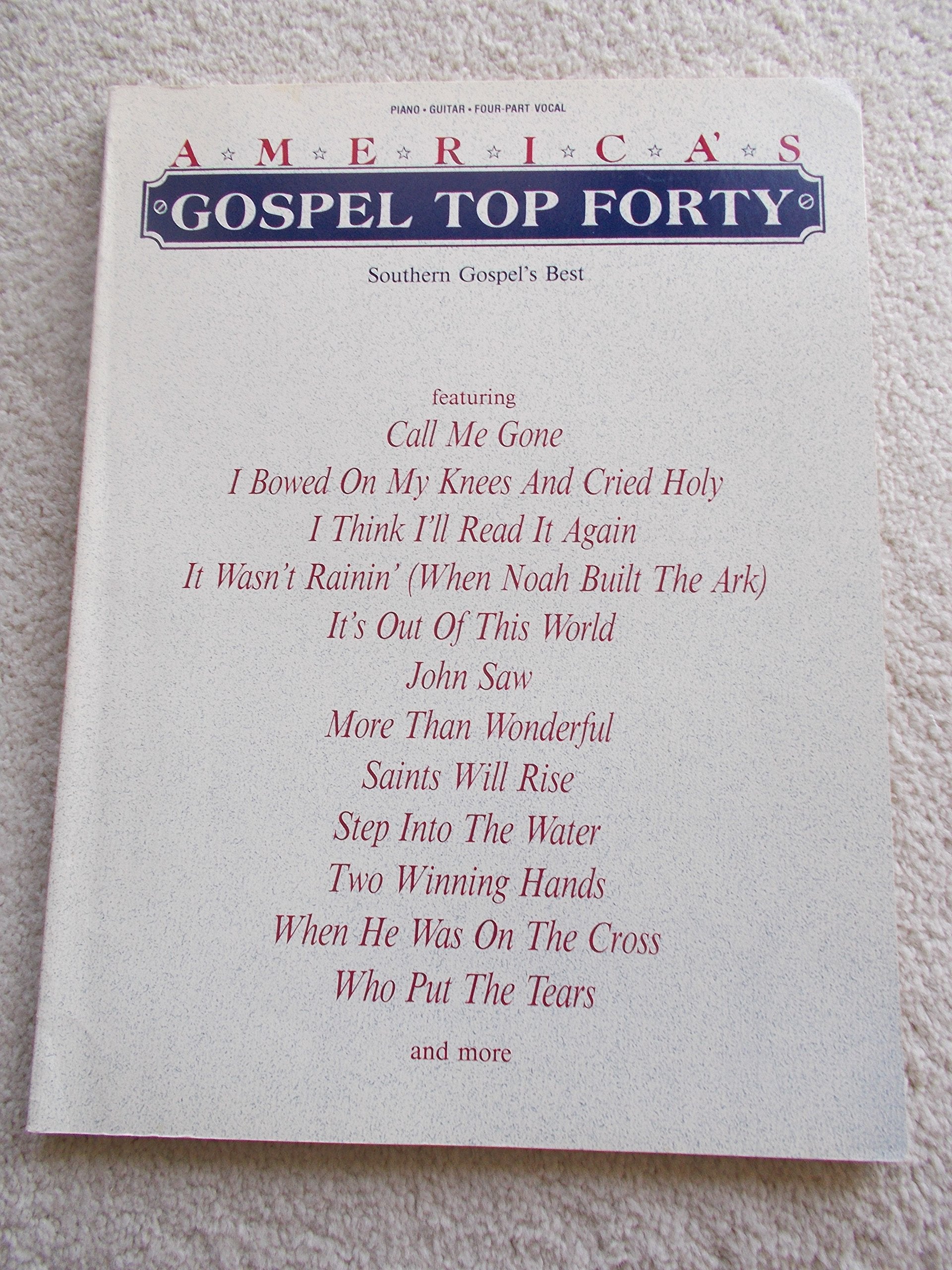 America's Gospel Top Forty Sheet Music