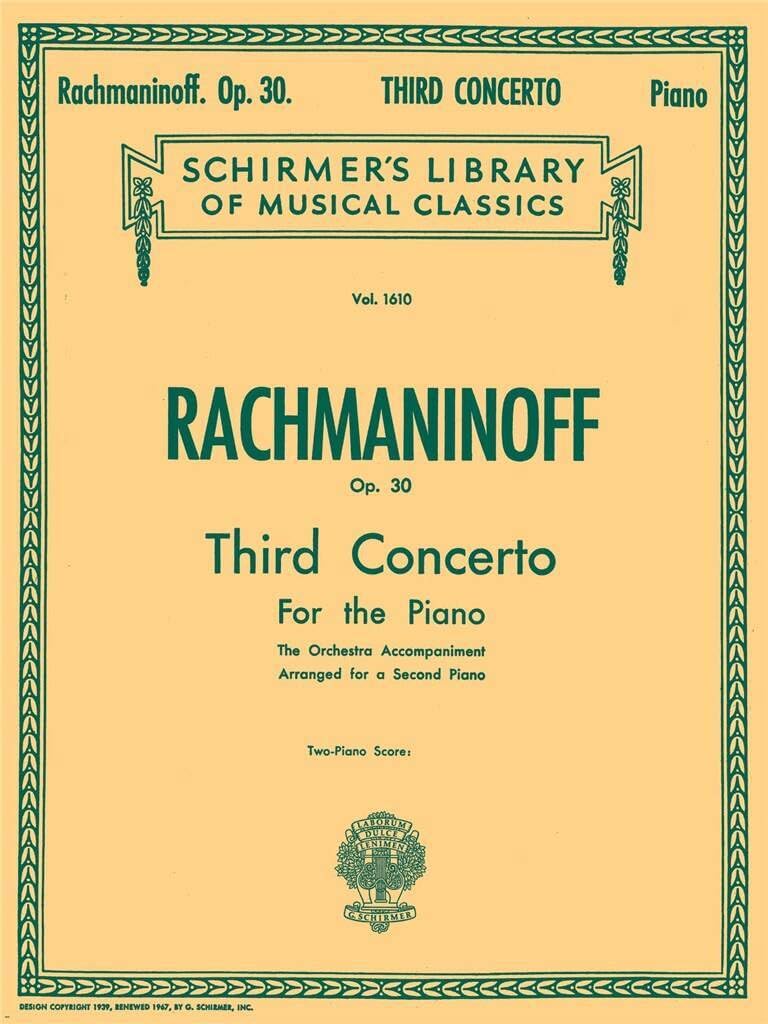 Concerto No. 3 in D Minor, Op. 30. Duo pour Pianos. book