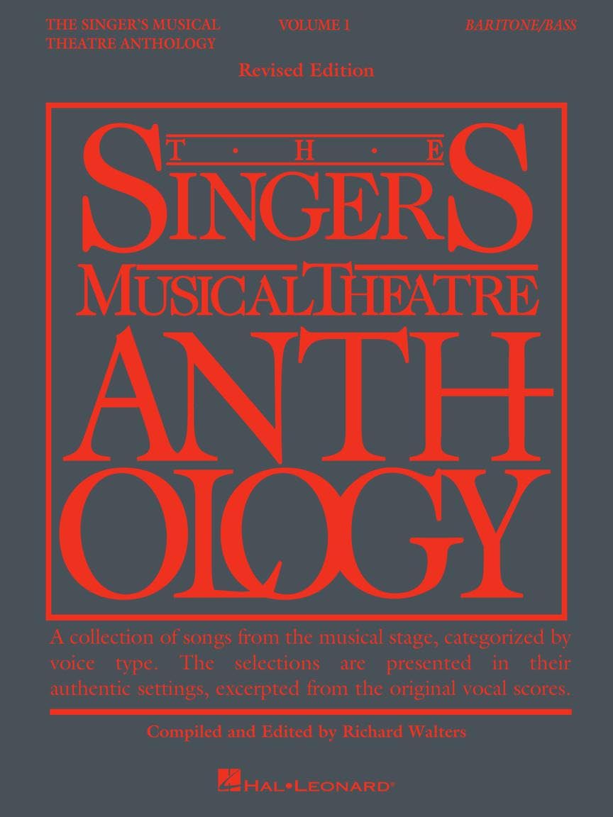 The singers musical theatre anthology: volume one (baritone or bass) - revised edition book