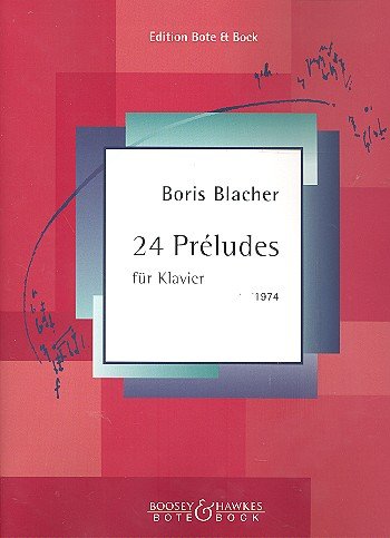 24 Préludes: 24 Preludes. piano. book