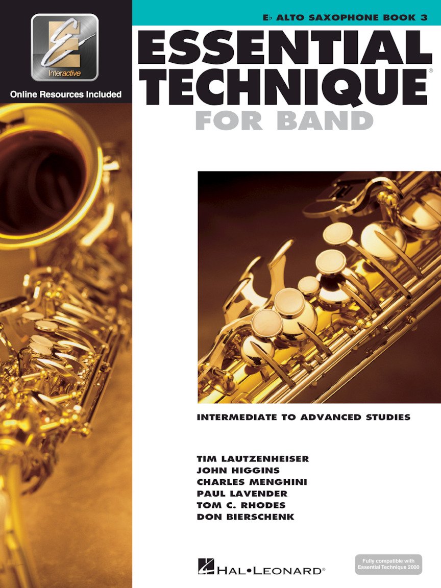 Essential Technique for Band with Eei - Intermediate to Advanced Studies: Eb Alto Saxophone (Book/Online Audio) Media & Communication