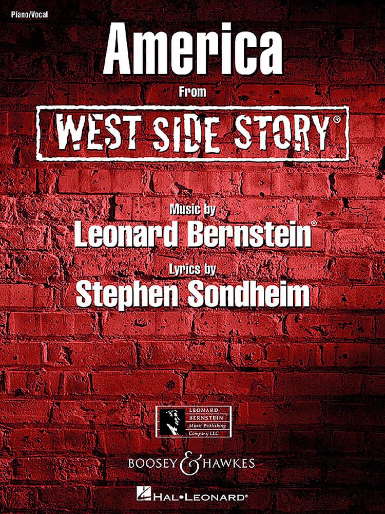 America: aus "West Side Story". Gesang und Klavier. Social Sciences