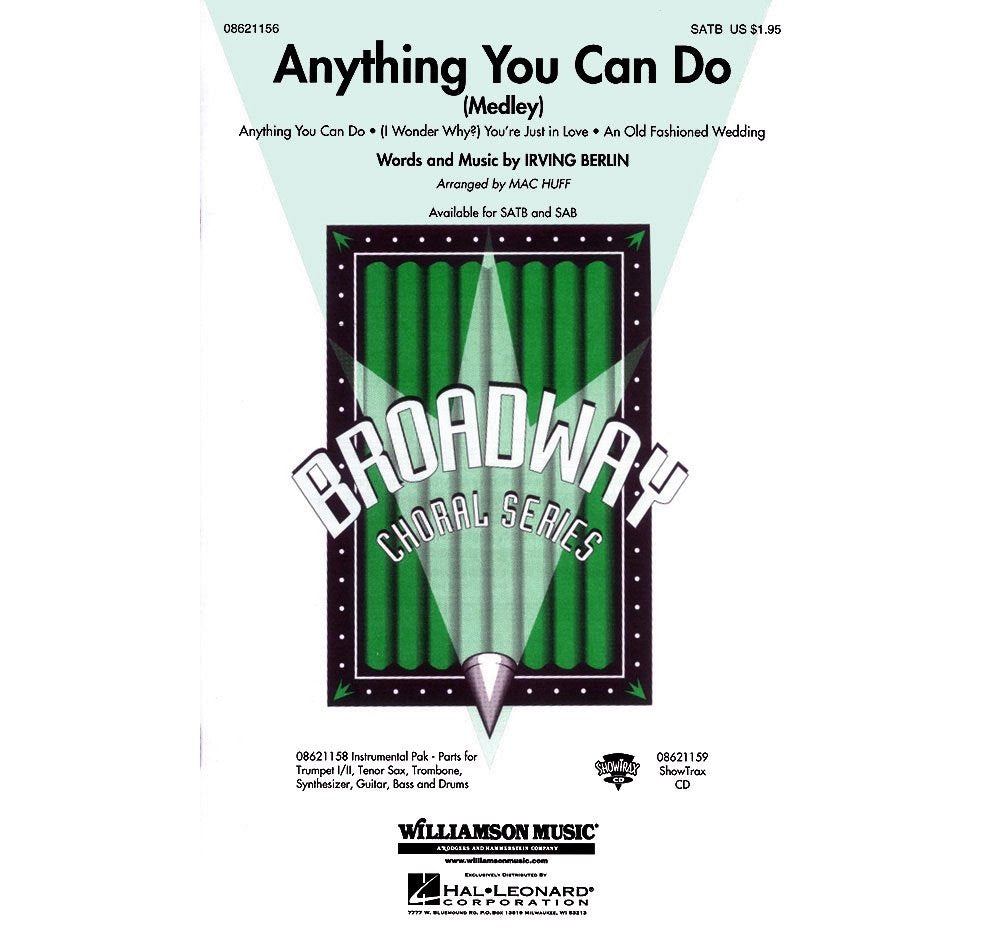 Anything You Can Do (Medley). Für SAB, Chor Music