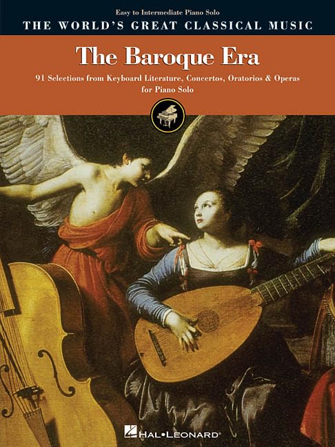 The baroque era - easy to intermediate piano piano book