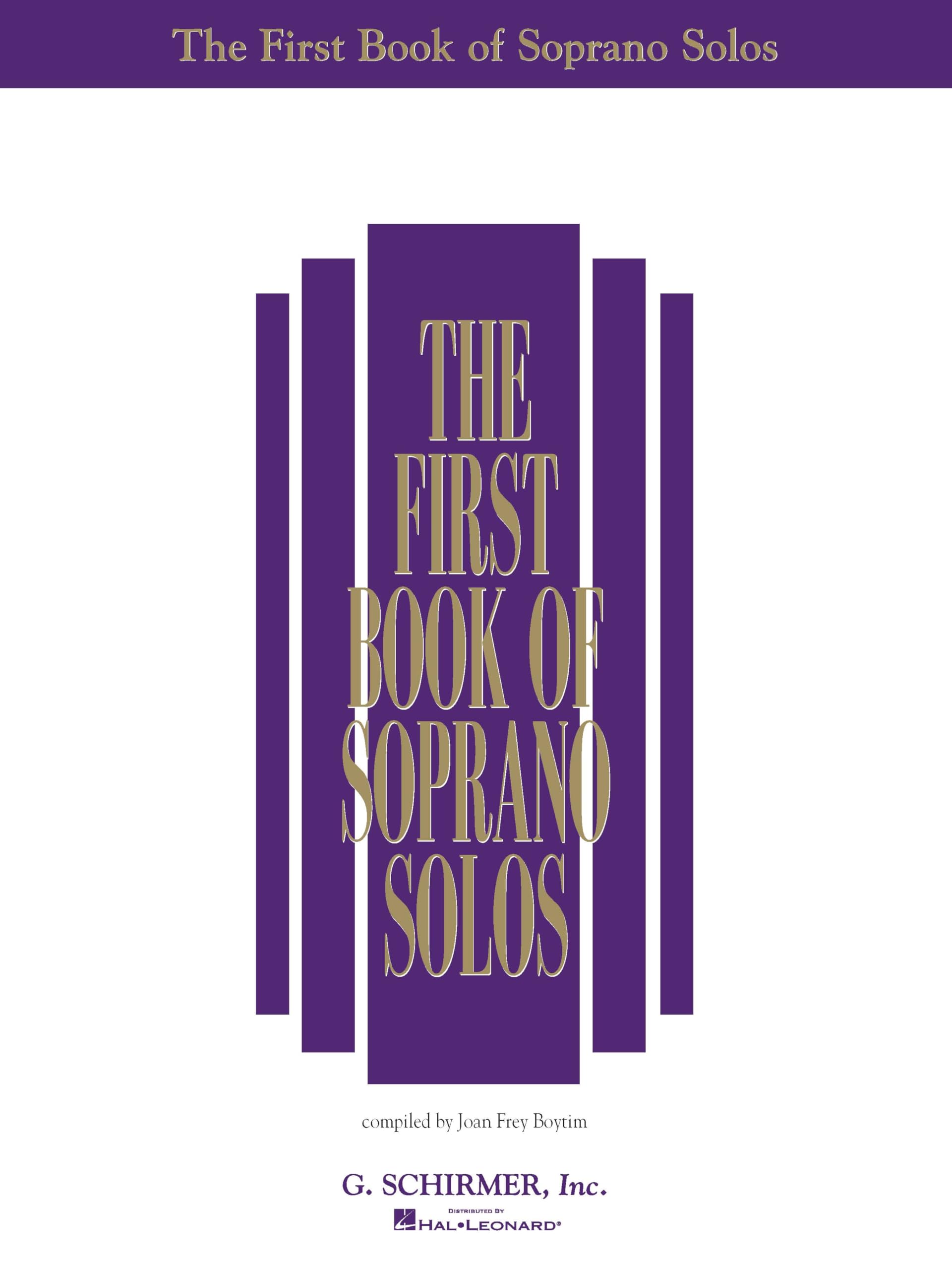 The First Book of Soprano Solos: Now with Book/CD Packages Available for All Volumes! Sheet Music