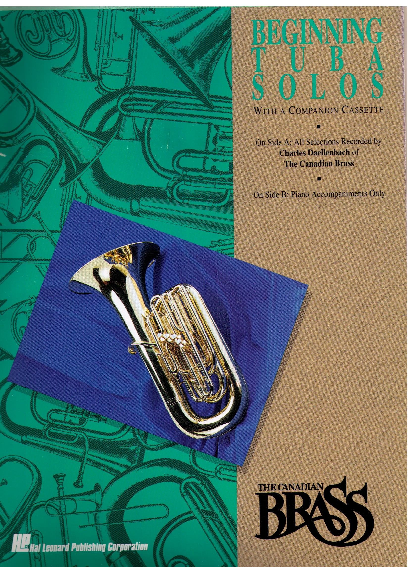 THE CANADIAN BRASS BOOK OF BEGINNING TUBA SOLOS: BOOK FOR Books