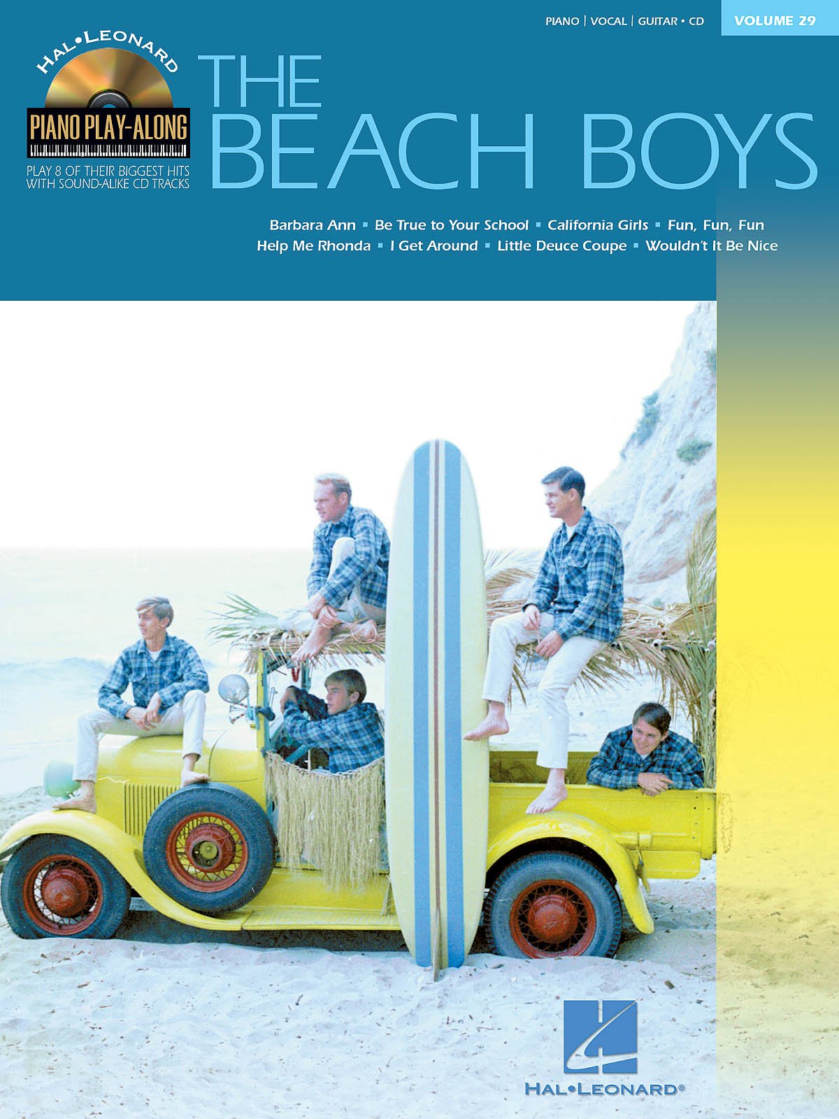 Piano Play-Along Volume 29 The Beach Boys Pvg Pf Book/Cd: Piano, Vocal, Guitar book