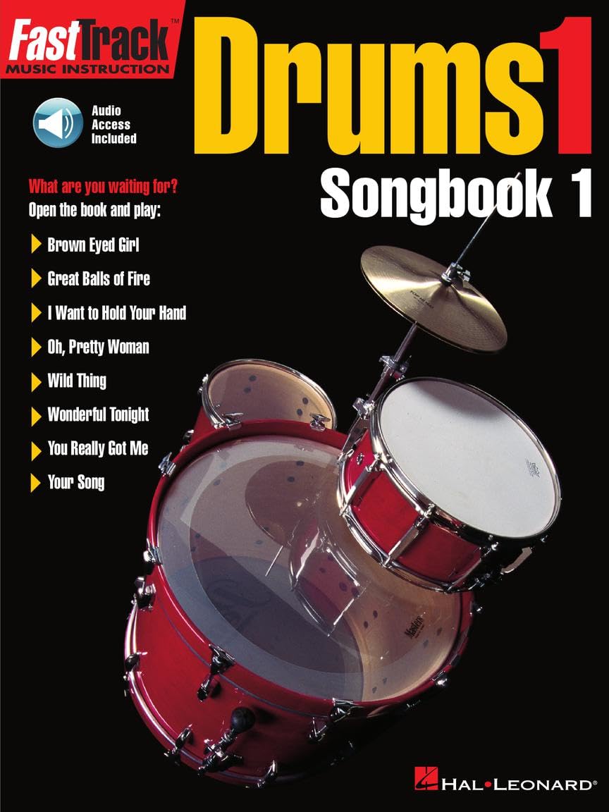 Fasttrack - drums 1 - songbook 1 batterie +cd book