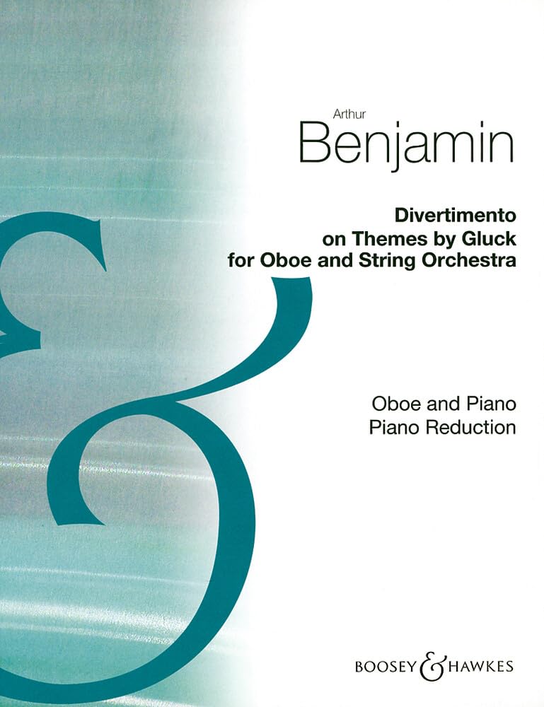 Divertimento: über Themen von Gluck. Oboe und Klavier. Klavierauszug mit Solostimme. Arts & Music
