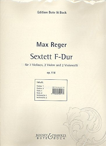 Sextet F major: op. 118. 2 violins, 2 violas and 2 cellos. Jeu de parties. book