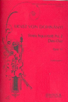 Streichquartett Nr. 2 Des-Dur: op. 15. Streichquartett. Studienpartitur. Sheet Music